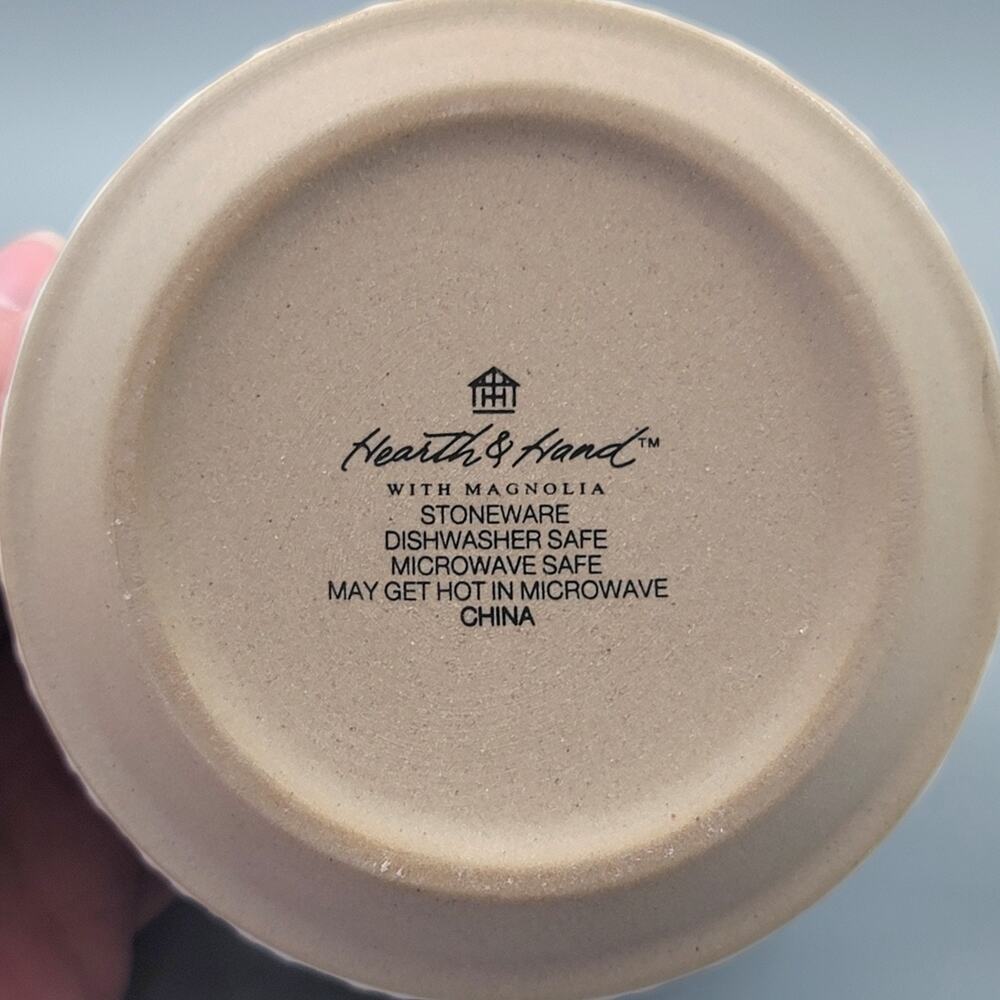Hearth and Hand with Magnolia Stoneware MORNING BEAUTIFUL Coffee Mug Farmhouse - Picture 8 of 10